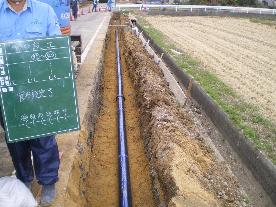 上仁井田岸前配水管新設工事 (いわき市)