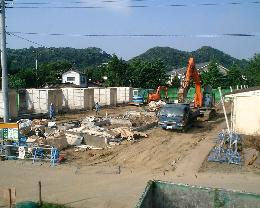 市営住宅坂下団地解体(いわき市)